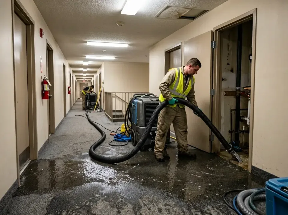 multi-unit-apartment-hallway-f-005 — frequently asked questions, Emergency Burst Pipe Water Extraction & Removal in Phenix C…